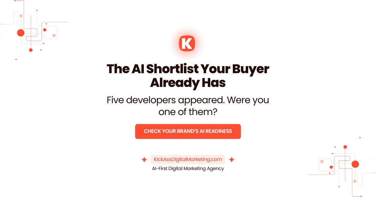 Real estate AI visibility India — why some North Goa developers appear in AI recommendations and others don't, explained by KickAss Digital Marketing